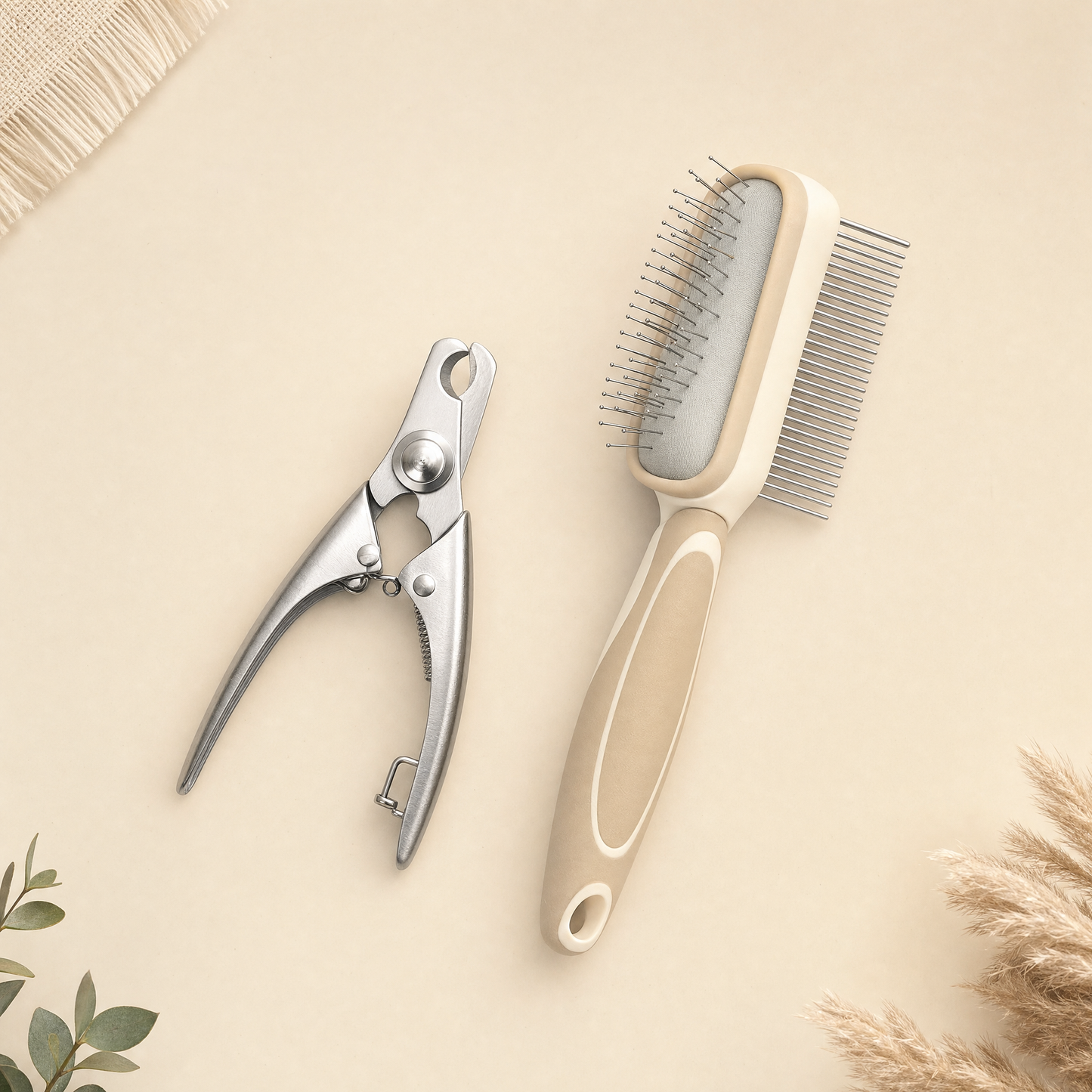 Kit de îngrijire (unghieră + pieptene) — CADOU 🎁