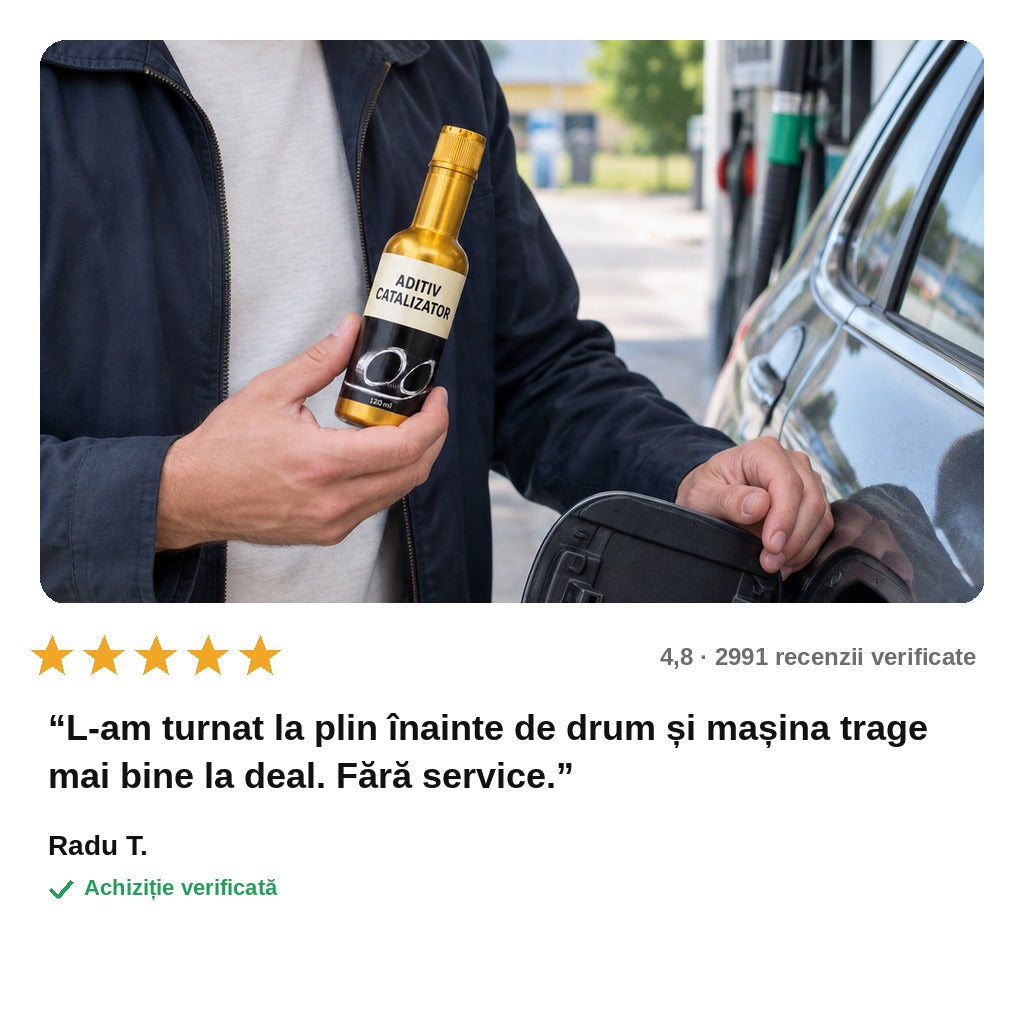 avis — CatalyClean™ – Aditiv pentru curățarea catalizatorului (120 ml)