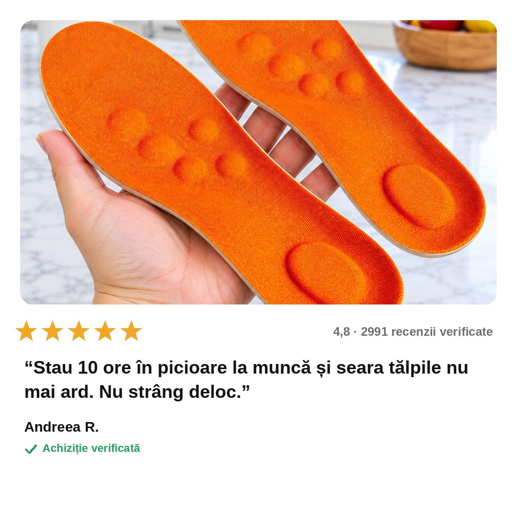 avis — Branțuri ortopedice cu masaj — pas ușor, toată ziua