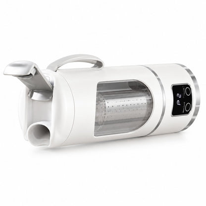 couleur Alb — Blender Portabil USB 450 ml – 12 Lame Inox, 3 Viteze, Afișaj Digital