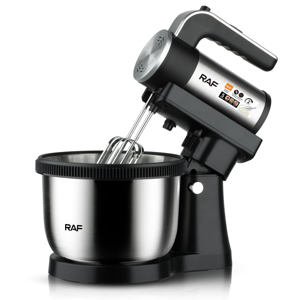 packshot — MixRotativ™ – Mixer 2 în 1 cu Bol din Inox Rotativ, 5 Viteze + Turbo