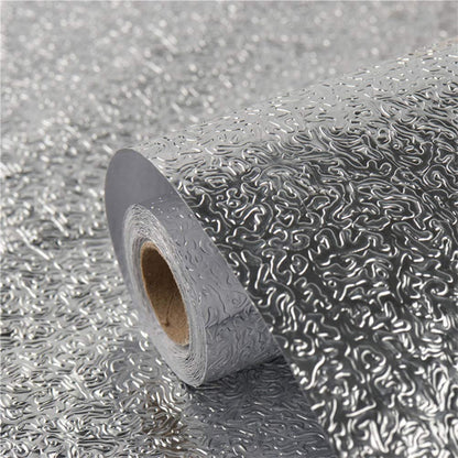 situation — Folie autoadezivă din aluminiu pentru bucătărie – 1+1 role 60 × 300 cm