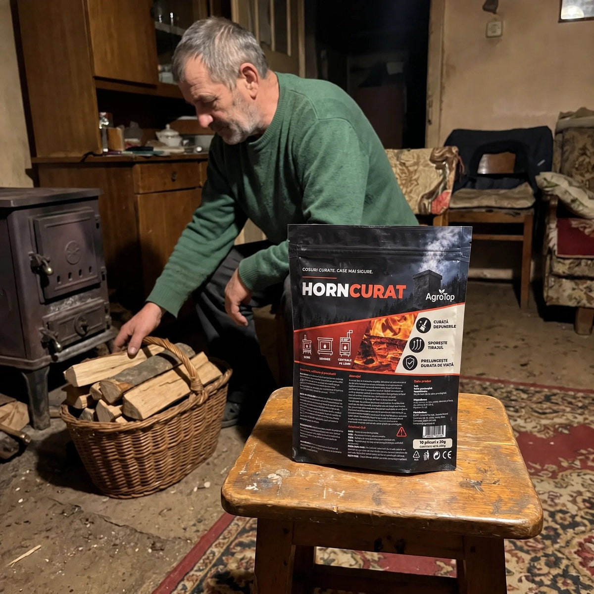 packshot — Plicuri pentru curățarea hornului și a sobei – 10 × 20 g