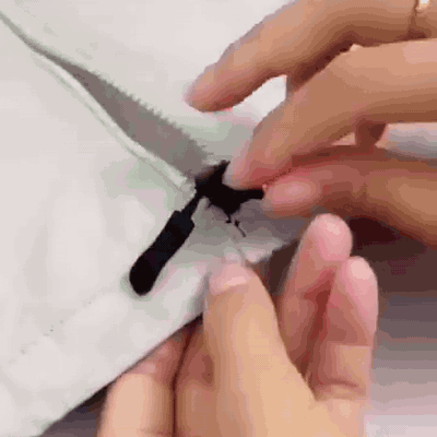 gif — Kit reparație fermoar – 6 cursoare în 3 mărimi, fără cusut
