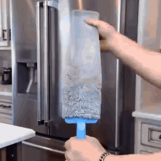 gif — Mop plat telescopic din microfibră – Set 2 bucăți