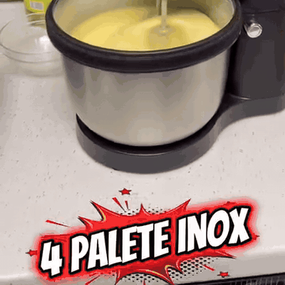 gif — MixRotativ™ – Mixer 2 în 1 cu Bol din Inox Rotativ, 5 Viteze + Turbo