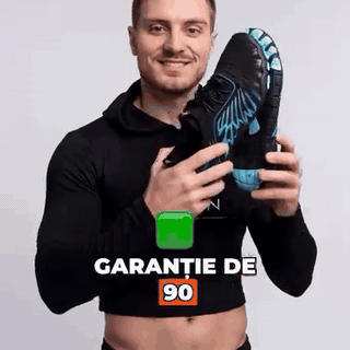gif — Pantofi barefoot antiderapanți — vârf lat, talpă subțire și flexibilă