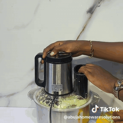 gif — Tocător electric multifuncțional 700 W – bol inox 2 L, 4 lame, 2 viteze