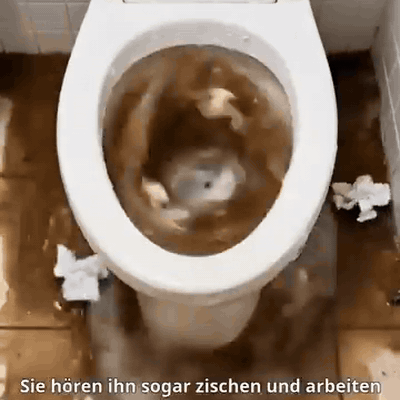 gif — Pulbere pentru desfundat țevi 100 g – acțiune rapidă, fără instalator