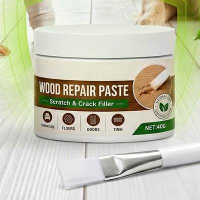 Pastă de reparat lemn — zgârieturi și crăpături, 40 g