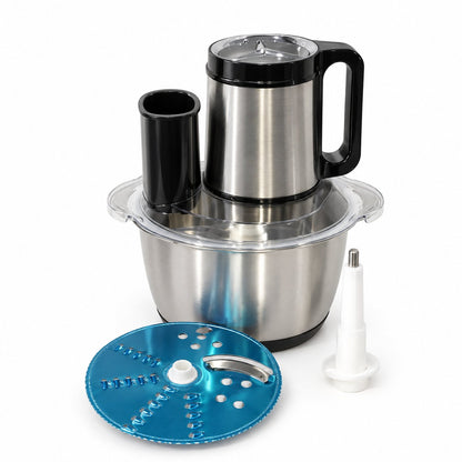 packshot — Tocător electric multifuncțional 700 W – bol inox 2 L, 4 lame, 2 viteze