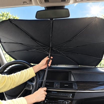 situation — Parasolar umbrelă pentru parbriz – pliabil, cu husă compactă