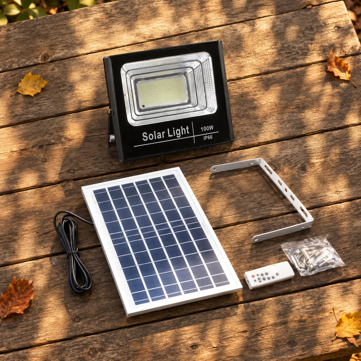 situation — Proiector Solar LED cu Panou Separat – Se Aprinde Singur la Căderea Serii
